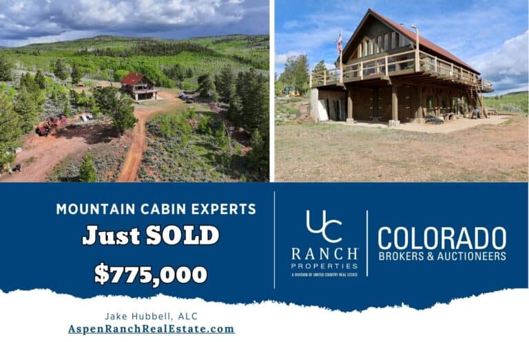 Sold Colorado Mountain Cabin for Sale Hunting Property for Sale